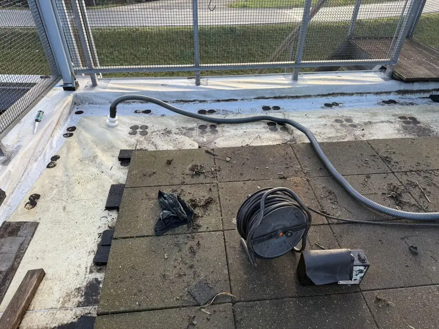 Rookproef op een dakterras: de tegels hoeven er niet allemaal af
